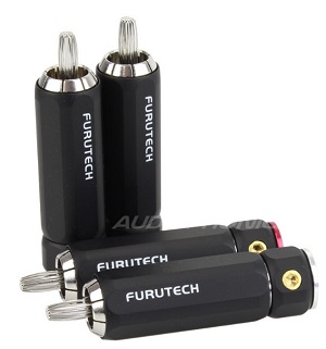 Furutech FP-106(R) (FP106R) Rhodium Plated RCA Connectors