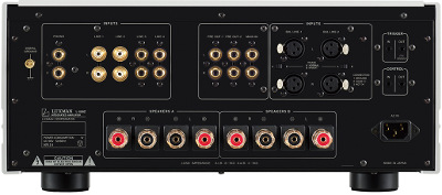 Luxman L-509Z Flagship Integrated Amplifier - Rear Connection Panel